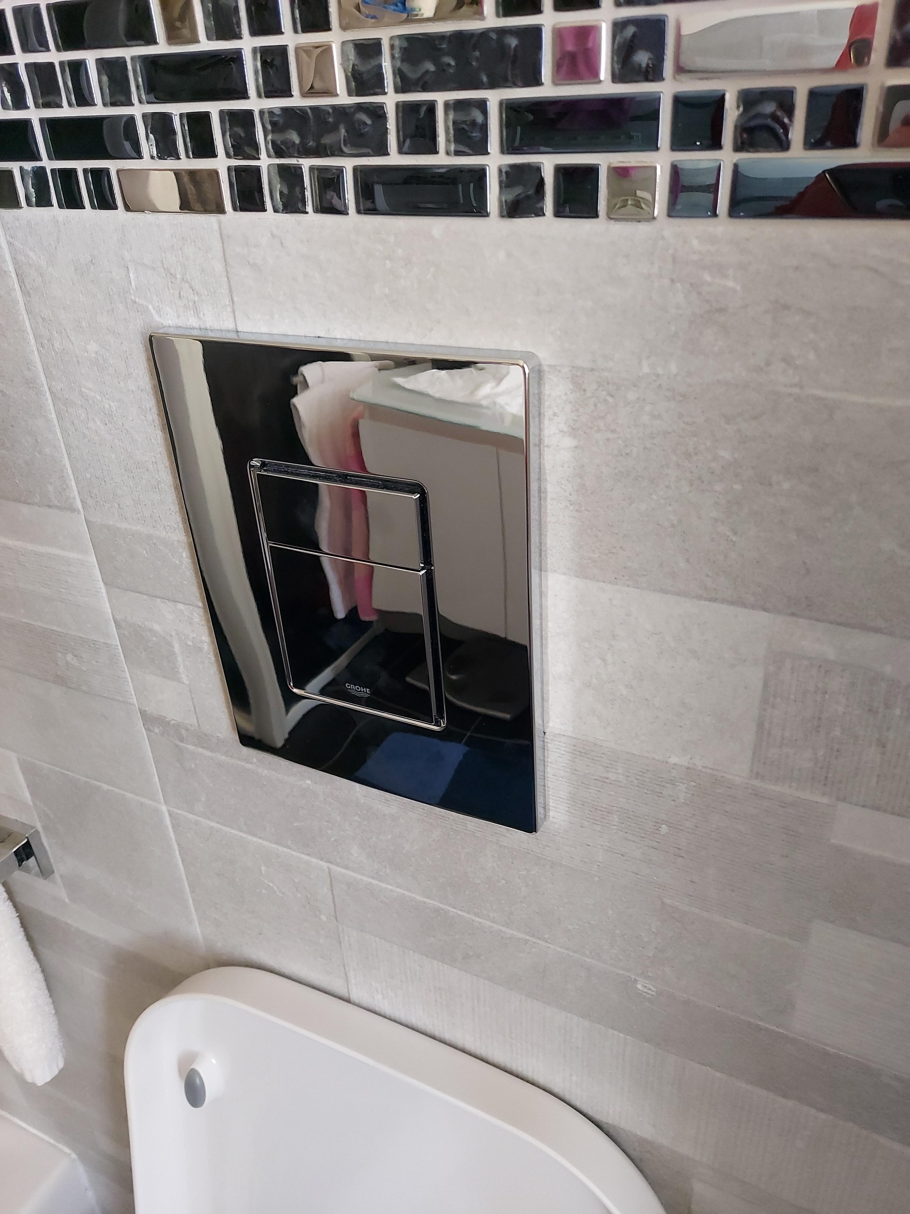 Grohe Skate Cosmopolitan 38732SH0 Placca WC Bianca doppio scarico