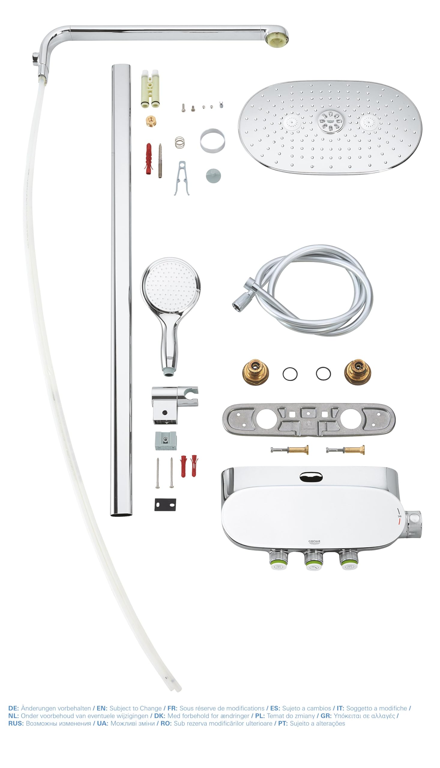 GROHE Rainshower SmartControl 26250000 sistema doccia Duo cromo