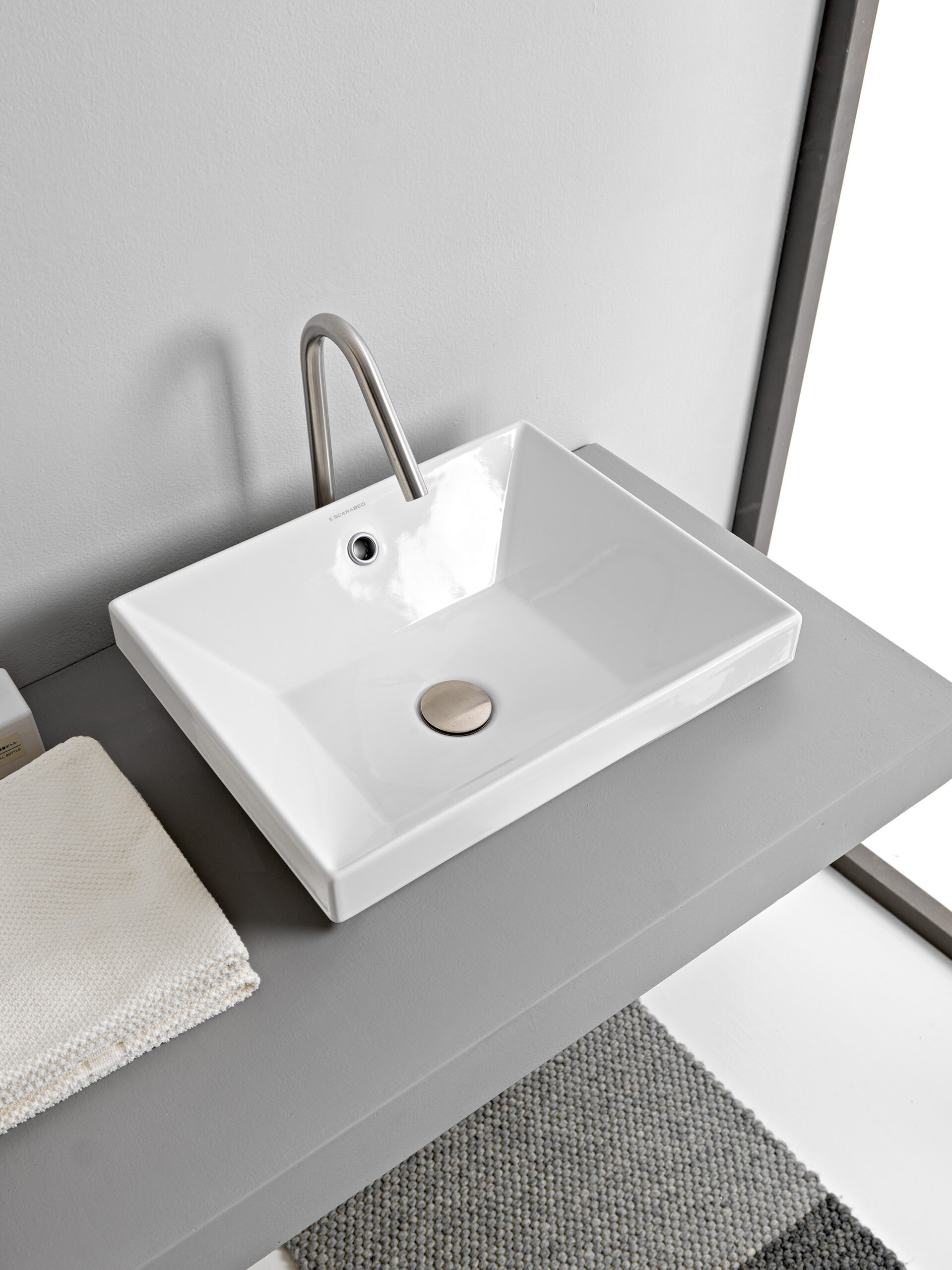 Scarabeo Teorema 2.0 45x36 lavabo bianco