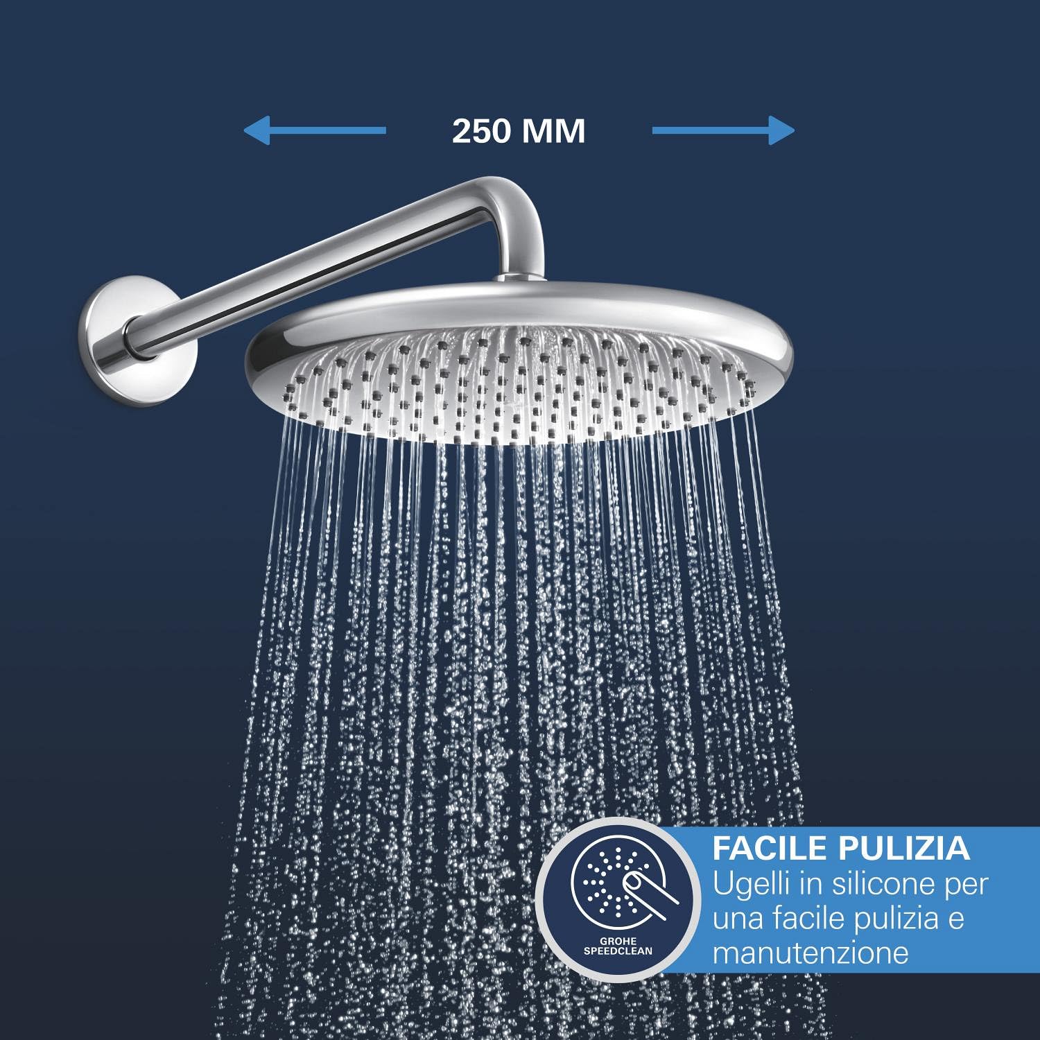 GROHE Start Sistema Doccia Incasso 25292000 Cromo Vitalio 250