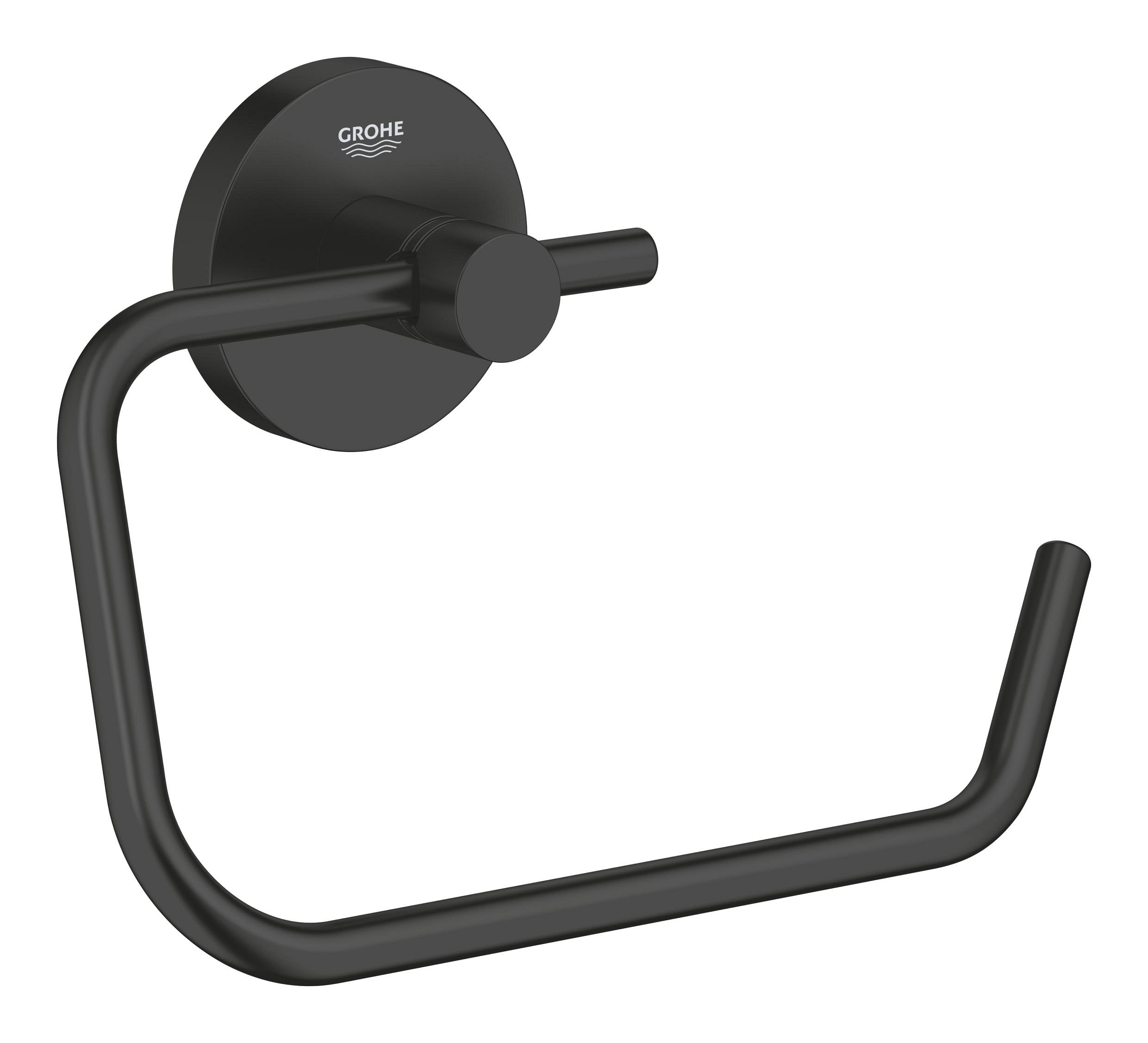 GROHE Start 412002430 Portarotolo Nero Opaco Senza Coperchio