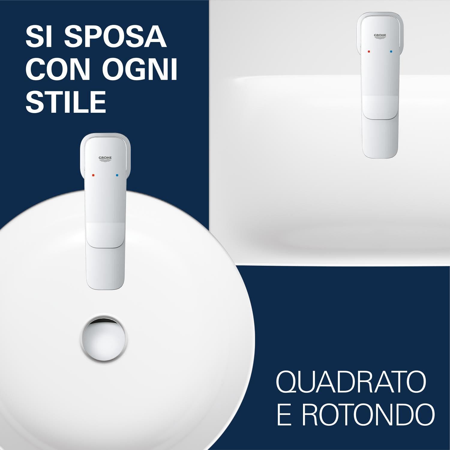 GROHE Dice 1018570000 rubinetto lavabo S-Size cromo