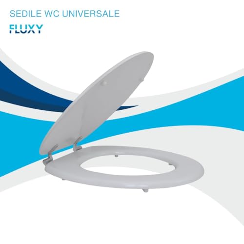 Fluxy sedile WC universale bianco 38x44 cm legno