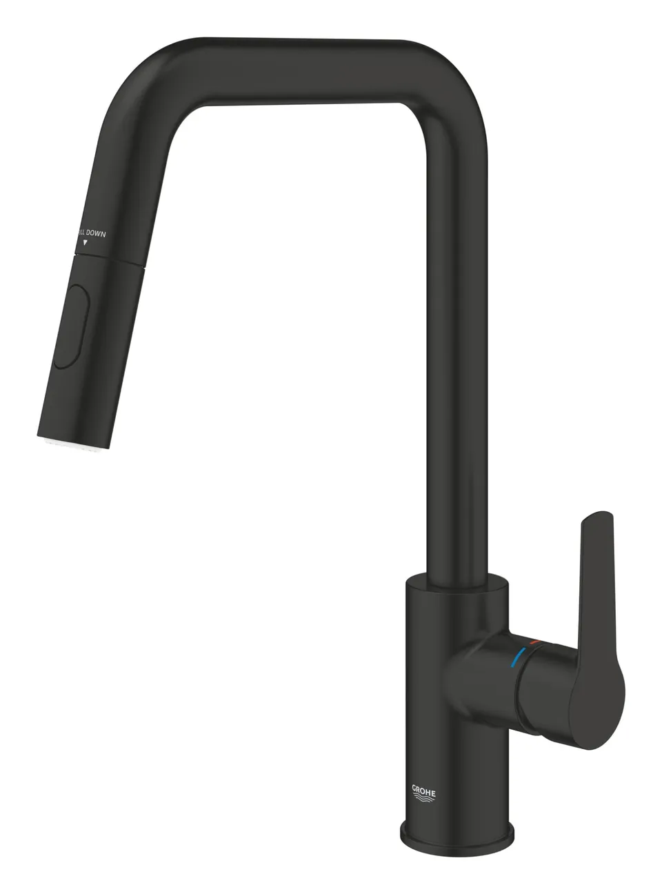 Grohe Start 306312430 miscelatore cucina nero opaco estraibile