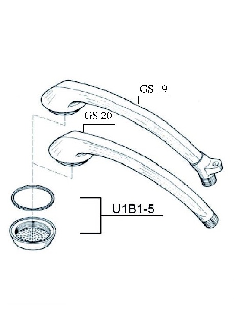 Schmiedl GS0019 Doccetta a Mano di Ricambio