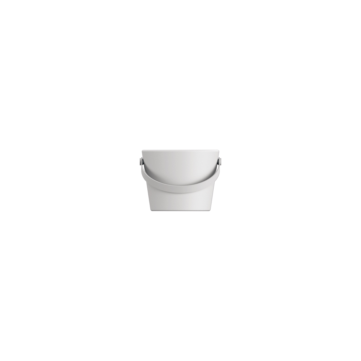 Scarabeo Bucket 30 lavabo appoggio bianco tondo