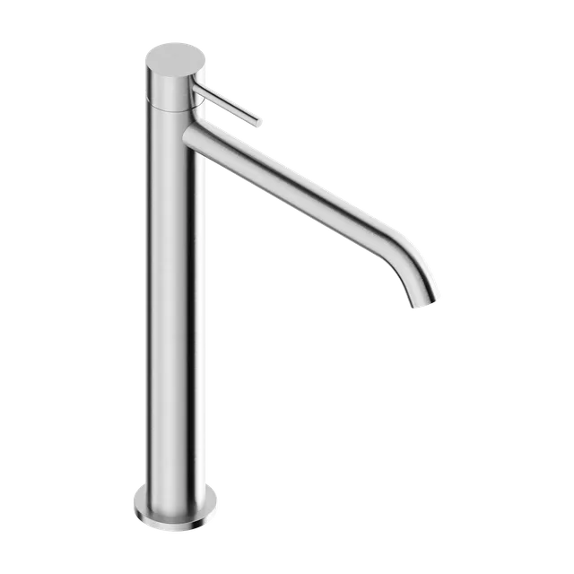 Tubico Tevere miscelatore lavabo alto 308 mm inox