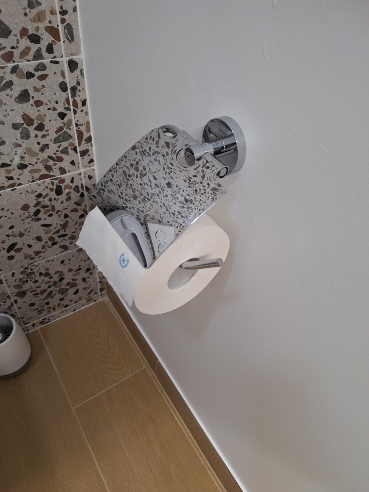 Grohe Start 41179000 portarotolo cromo con coperchio metallo
