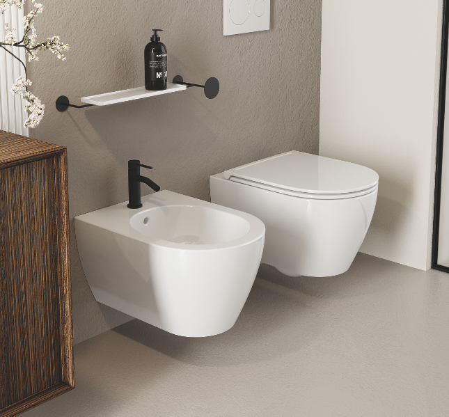 Scarabeo Glam Moon bidet sospeso ceramica