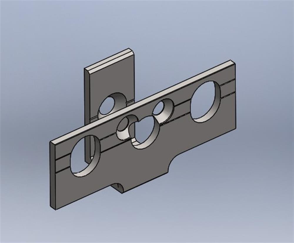 Vismaravetro Serie 8000 Supporto Anta 8000 Argento Satinato