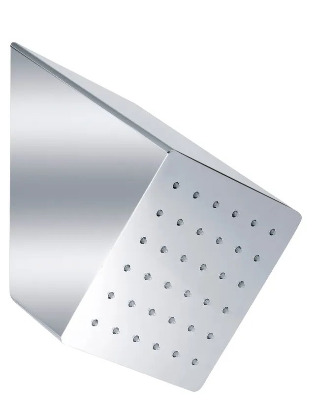 Tubico Wellness Flows soffione doccia a muro quadrato 155 mm