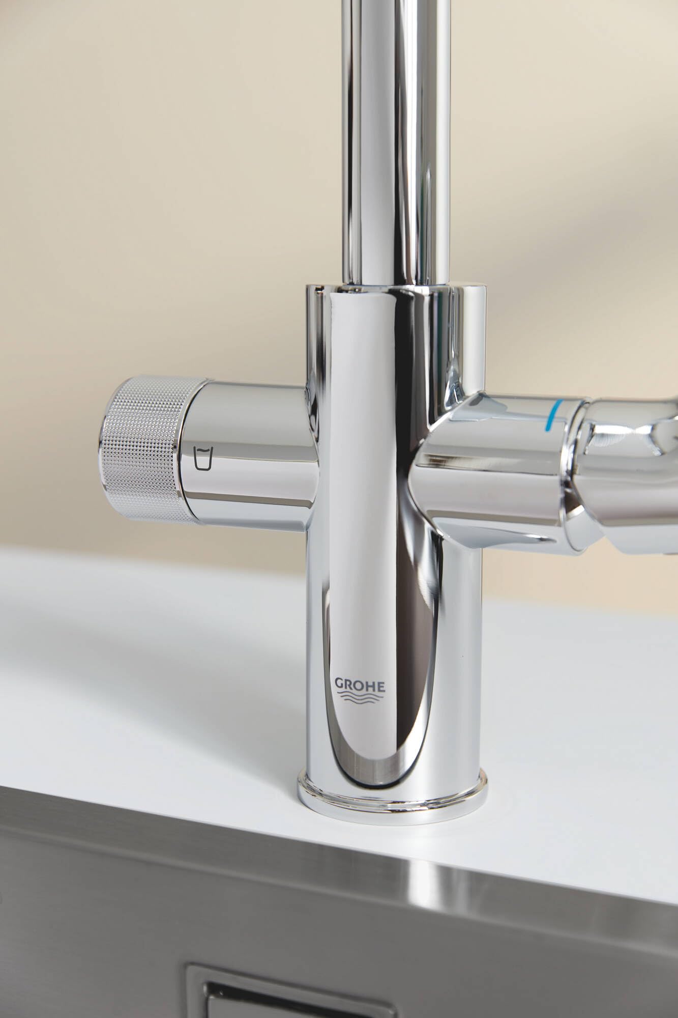 GROHE Blue Pure Minta miscelatore cucina cromo doccetta estraibile