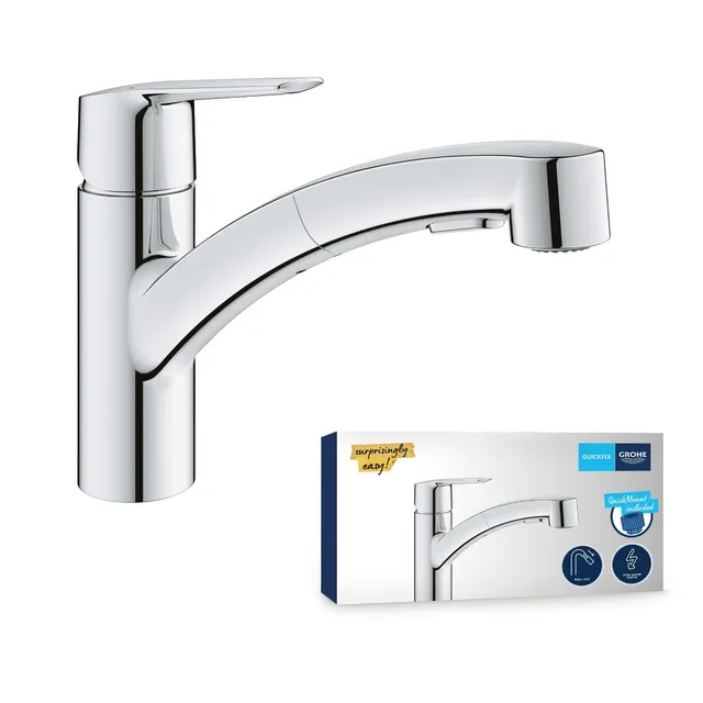 GROHE Start QuickFix miscelatore cucina doccetta estraibile