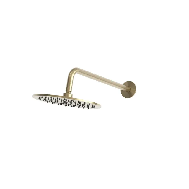 Sined Levante 25 Oro kit doccia parete acciaio soffione 25 cm
