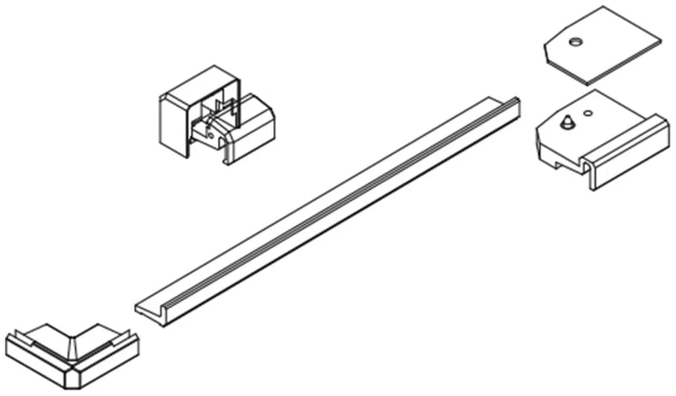 Vismaravetro Sintesi Kit SMF SF-QF DX bianco
