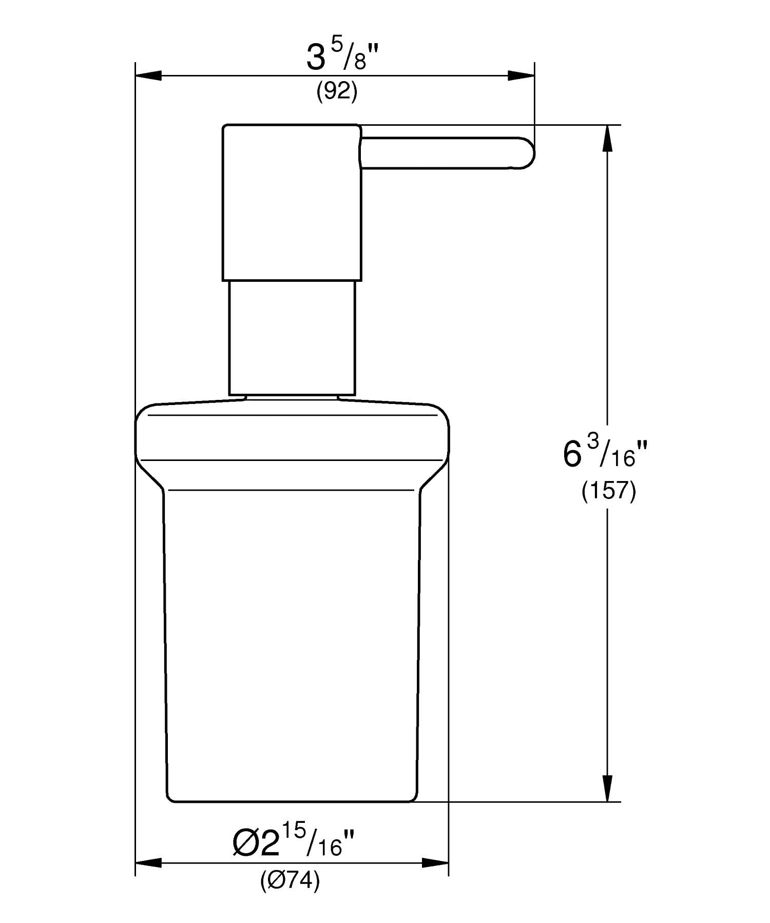 GROHE Start 41188DC0 dispenser sapone Super Steel