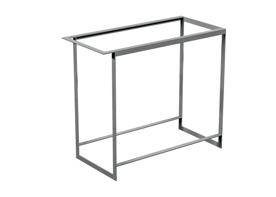 Scarabeo Solid 80 consolle a terra per lavabo bianca