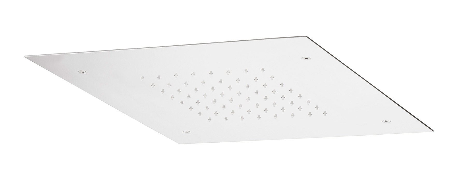 Tubico Wellness Flows soffione incasso 300x300 mm inox