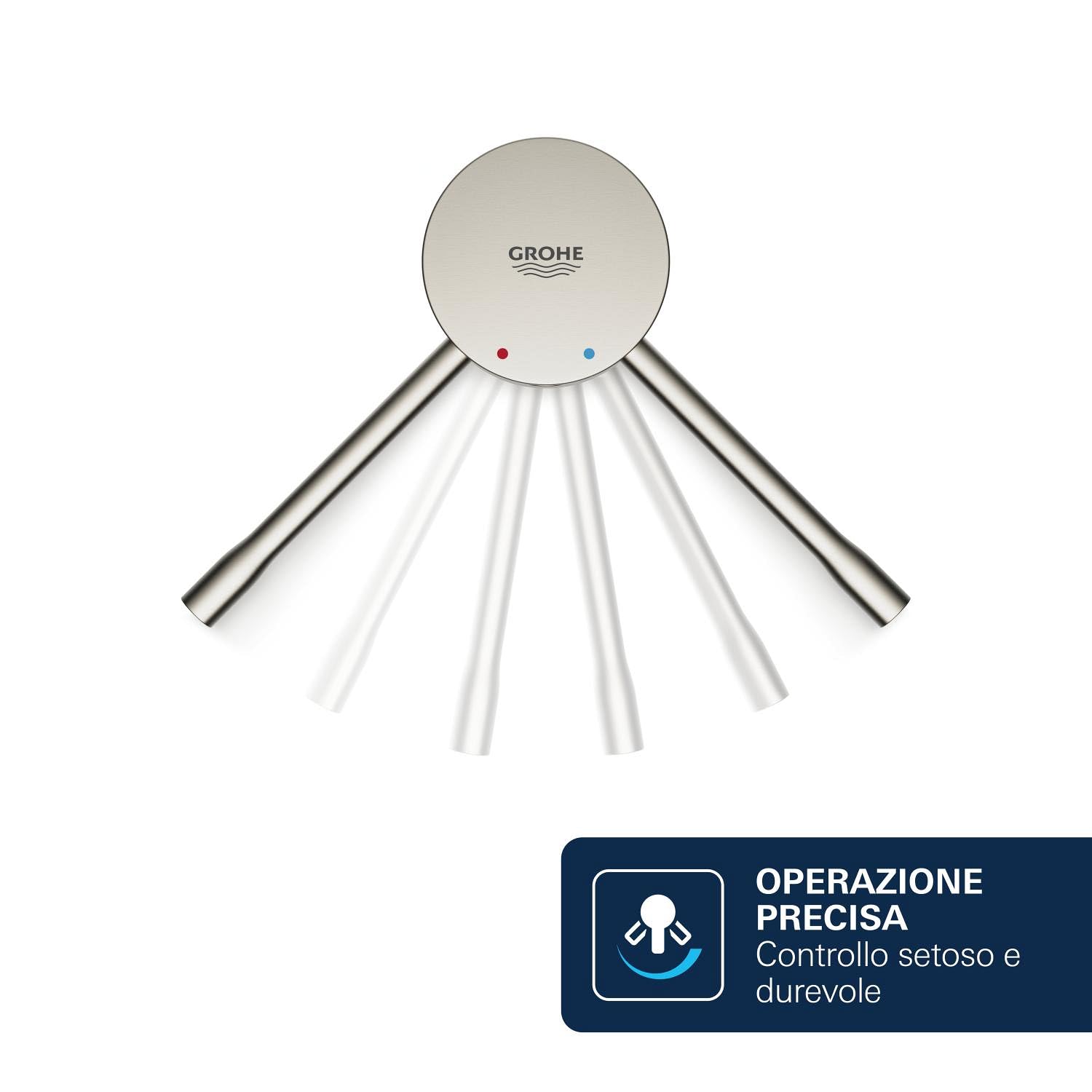 GROHE Essence 30270DC0 miscelatore cucina bocca alta