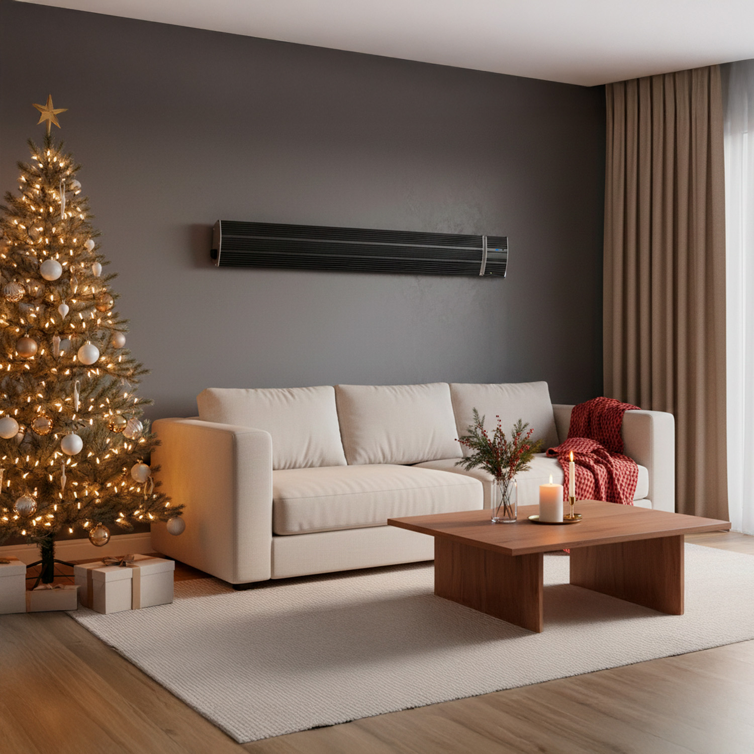 Sined Calore Nero stufa a infrarossi 1500W IP65