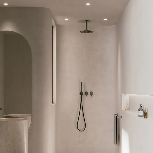 Sined Levante Lungo 25 Inox kit doccia soffitto acciaio