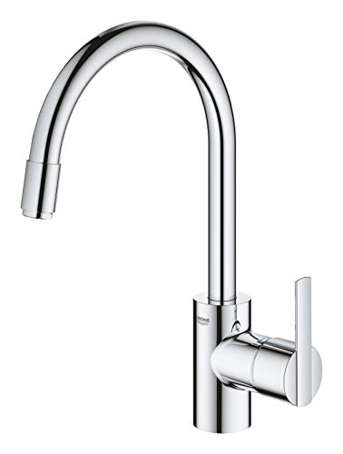 Grohe Eurocube 32671002 Rubinetto Cucina Cromo Girevole