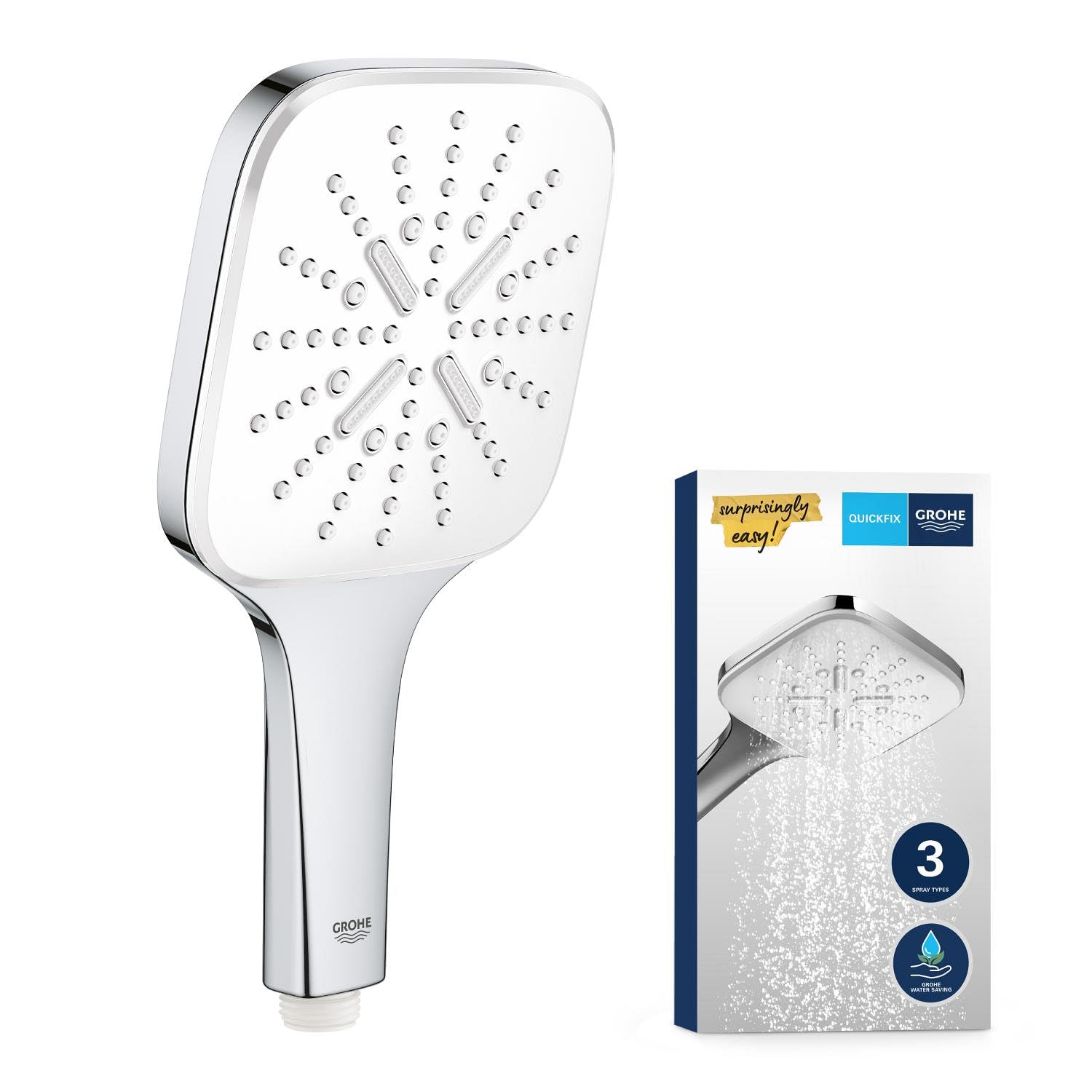 Grohe Vitalio SmartActive 150 Doccetta 3 Getti Bianca 9,5 l/min