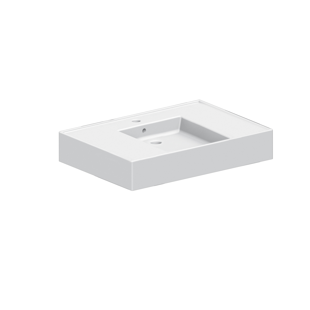 Scarabeo Teorema 2.0 Plus 80 lavabo doppia mensola ceramica