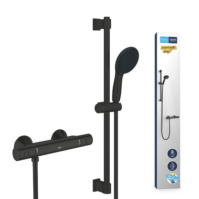 Grohe Precision Start 345972431 Set Doccia Nero Opaco 60 cm