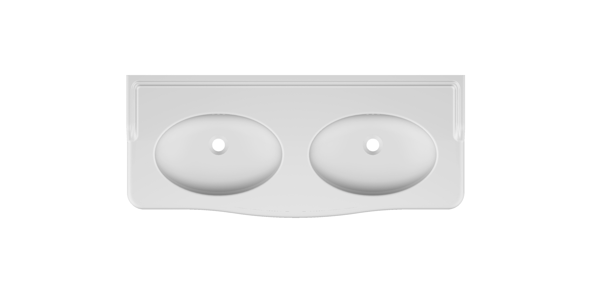 Scarabeo Castellana 120 Lavabo Doppio 126x52 Ceramica