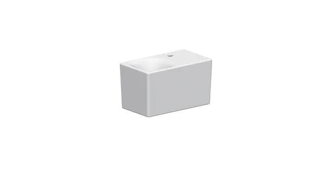 Scarabeo Cube 42 H24 lavabo sospeso 42x24 cm bianco