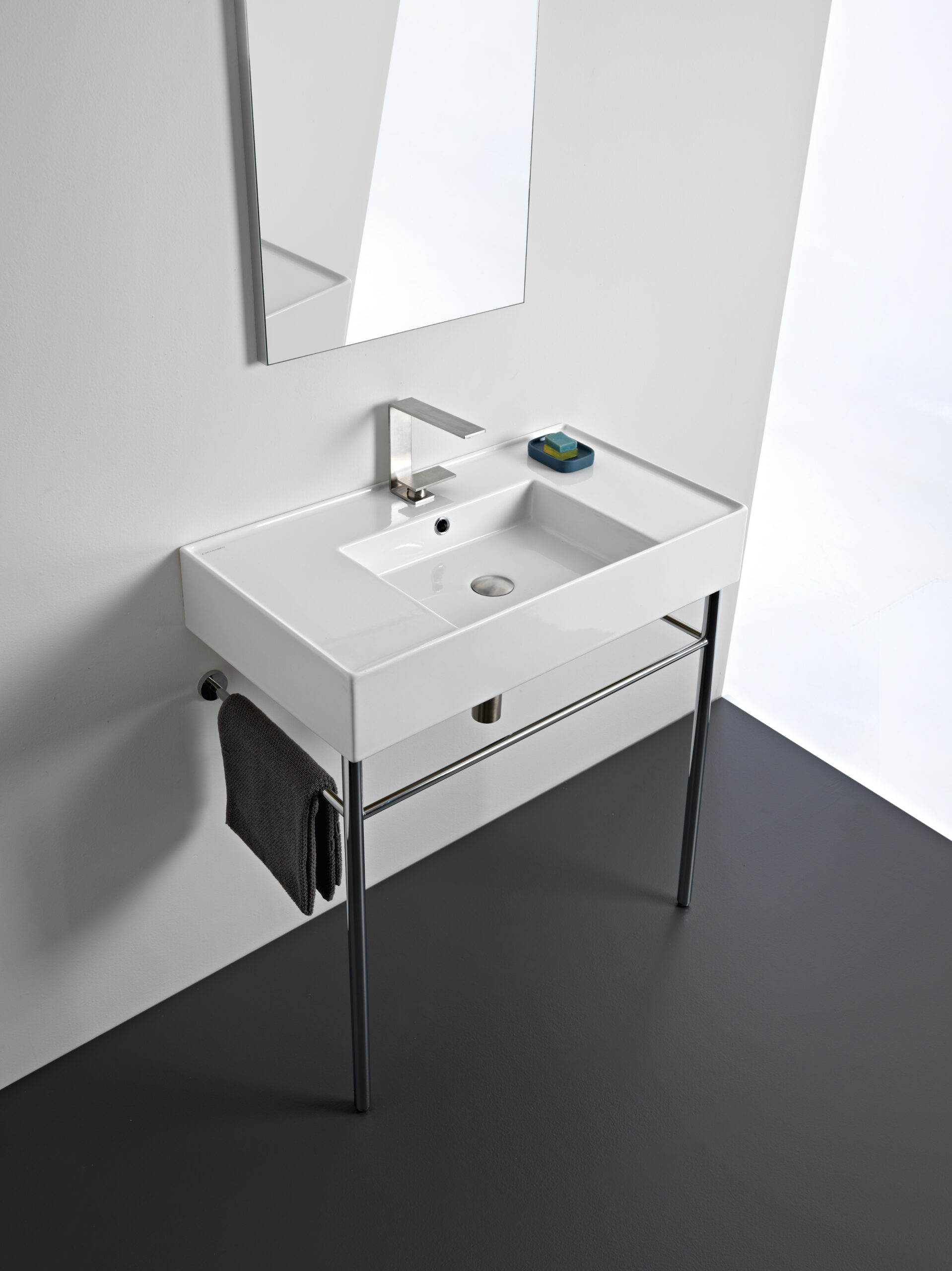 Scarabeo Teorema 2.0 80 Double Shelf lavabo 81x44