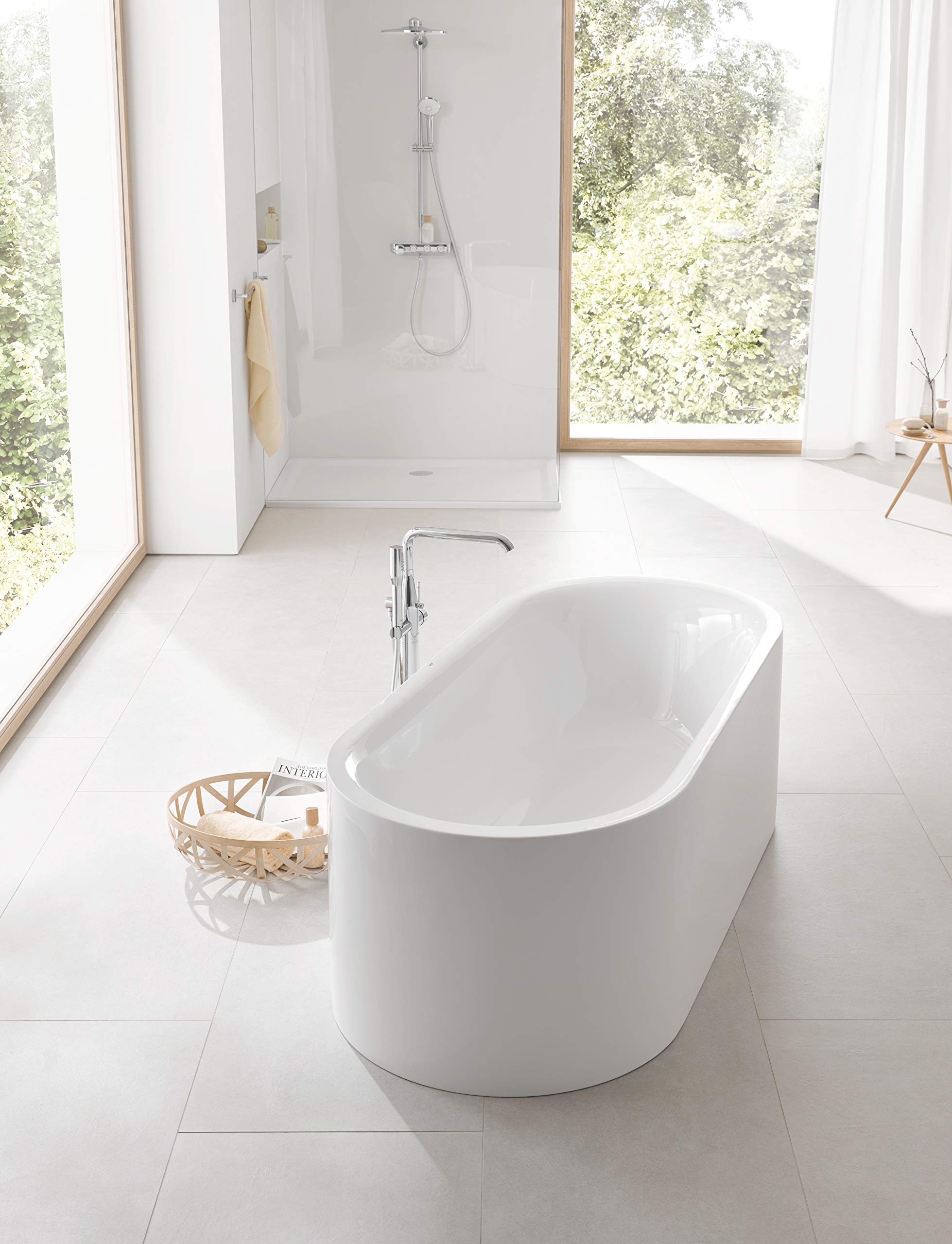 GROHE Essence 23491001 Miscelatore Vasca Pavimento Cromo