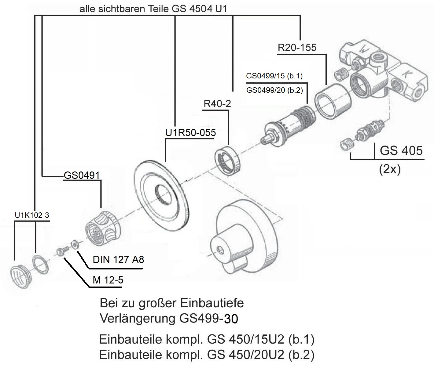 Schmiedl Diagonal GS04504U1 termostatico incasso tondo