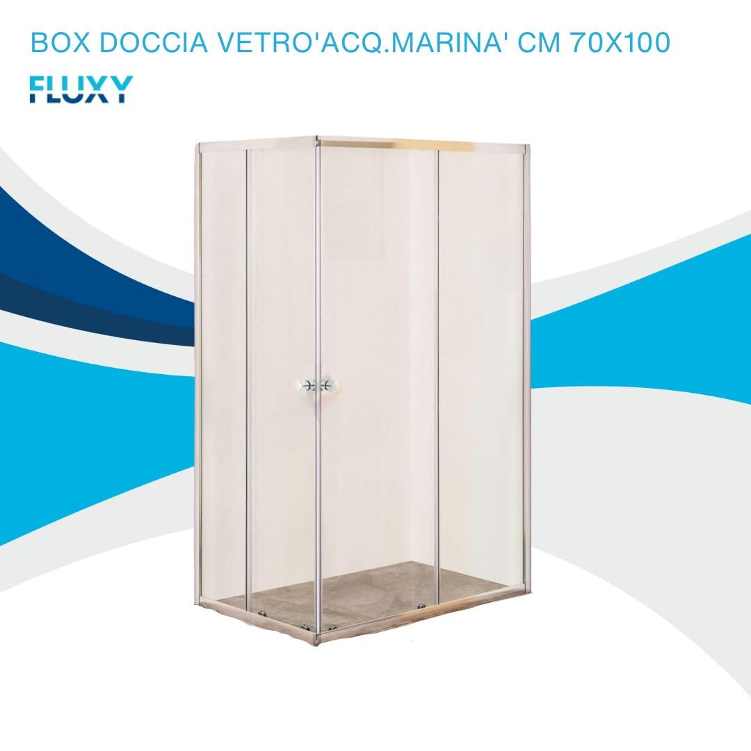Fluxy Acqua Marina box doccia 70x100 ante scorrevoli