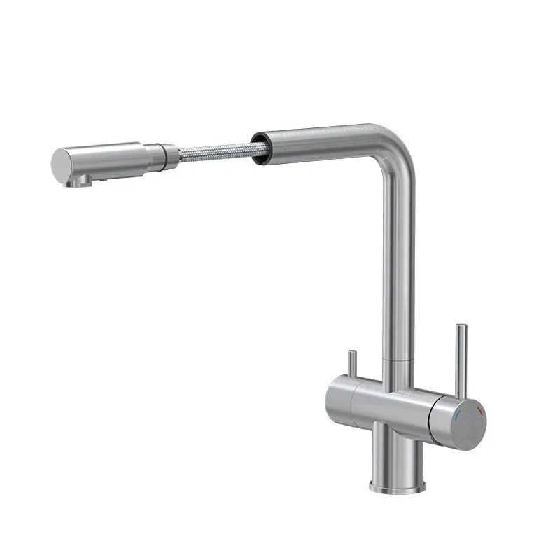 Tubico Kitchen River miscelatore cucina 3 vie estraibile