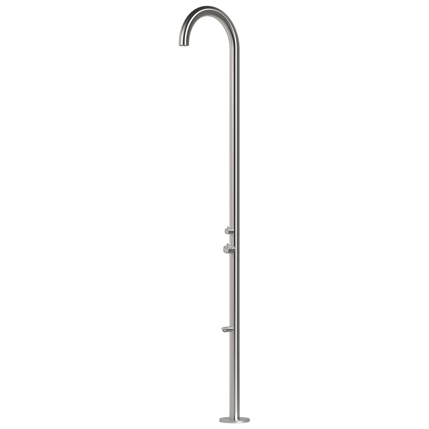 Sined DOCCIA-OLBIA-INOX doccia esterna 244 cm miscelatore