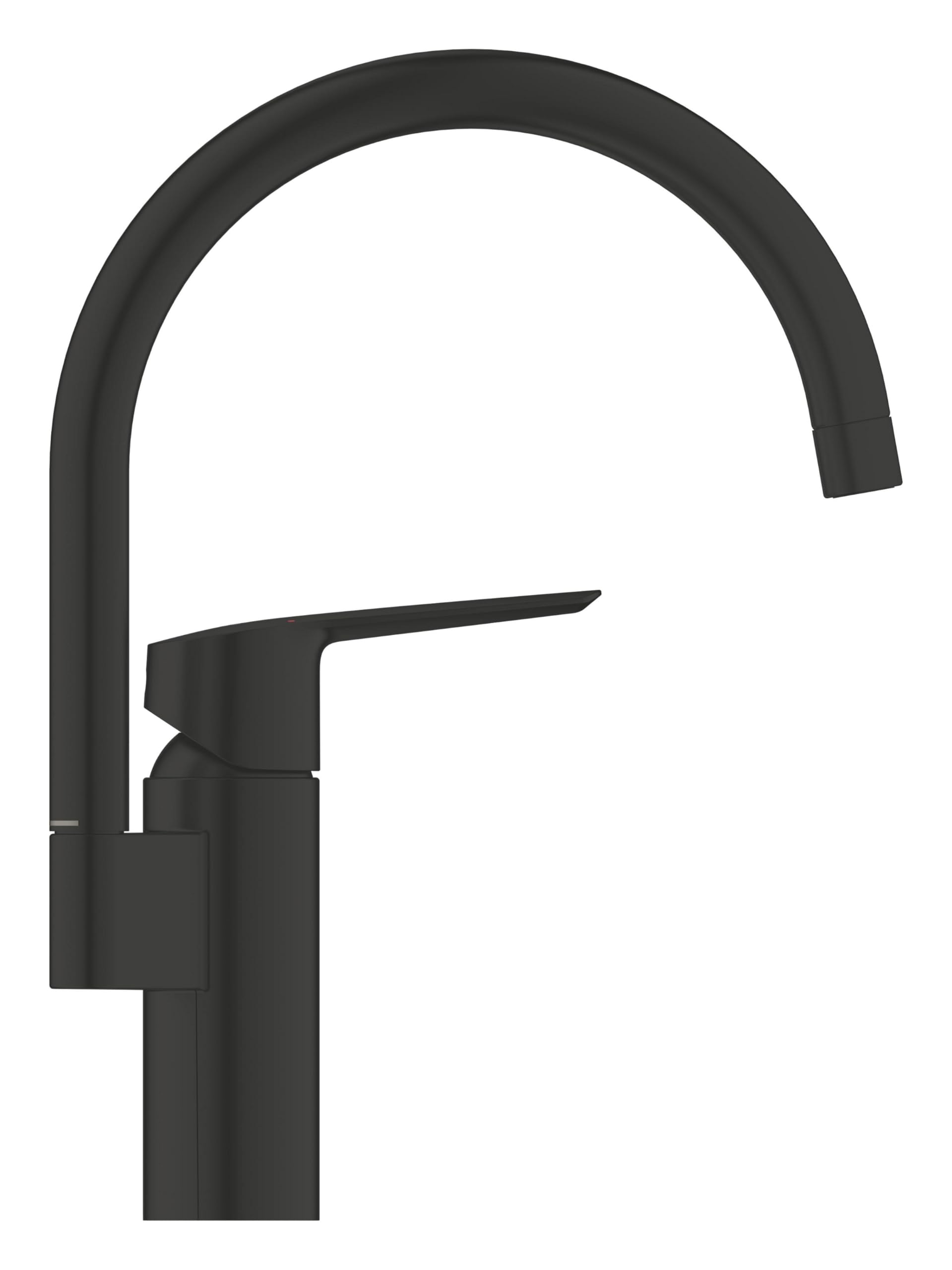 GROHE Start QuickFix miscelatore cucina nero opaco bocca C