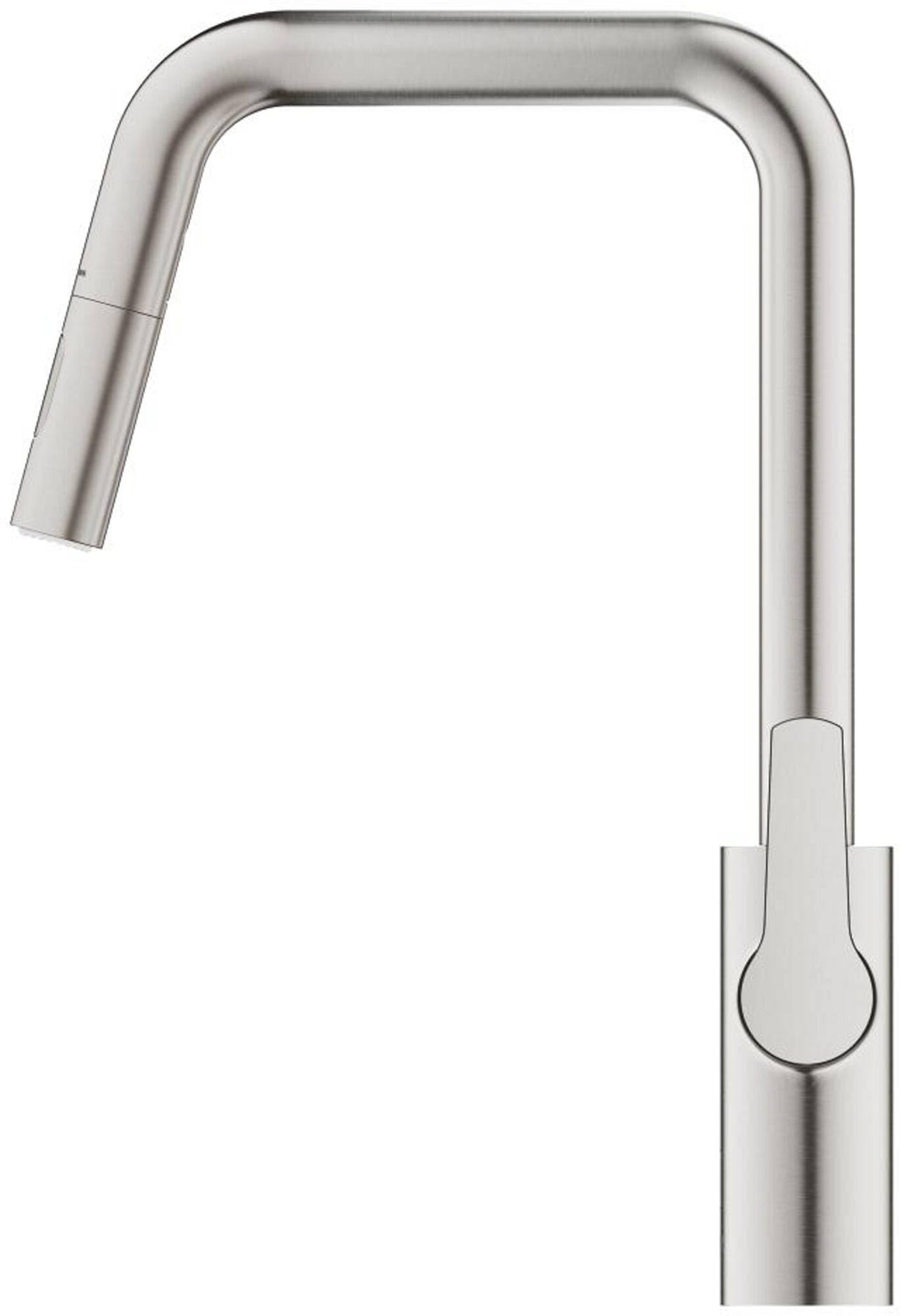 GROHE Start miscelatore cucina ibrido sensore cromo spazzolato