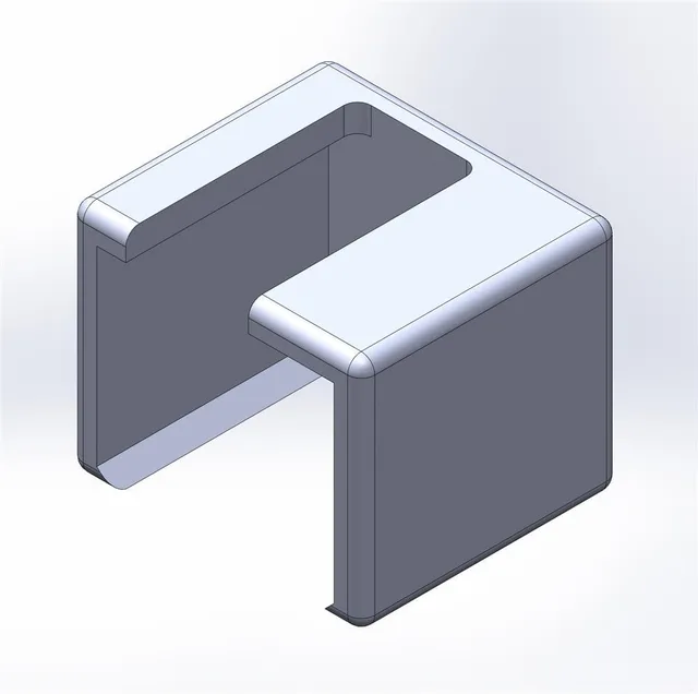 Vismaravetro Sintesi Profilo SMF Curvo SD DX Cromato