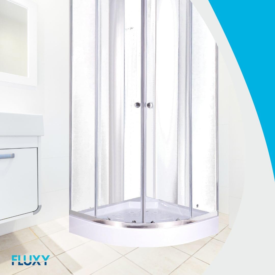 Fluxy Rubino box doccia 80x80 ante scorrevoli trasparente